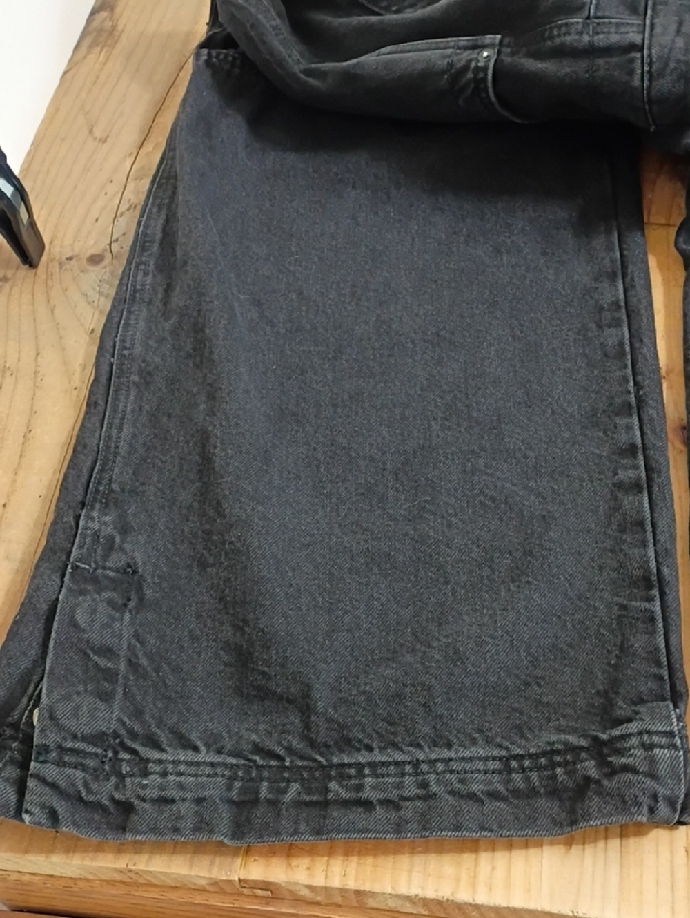 We The Free Black Benji Relaxed Wide Leg Jeans Size 29 - Picture 11 of 12